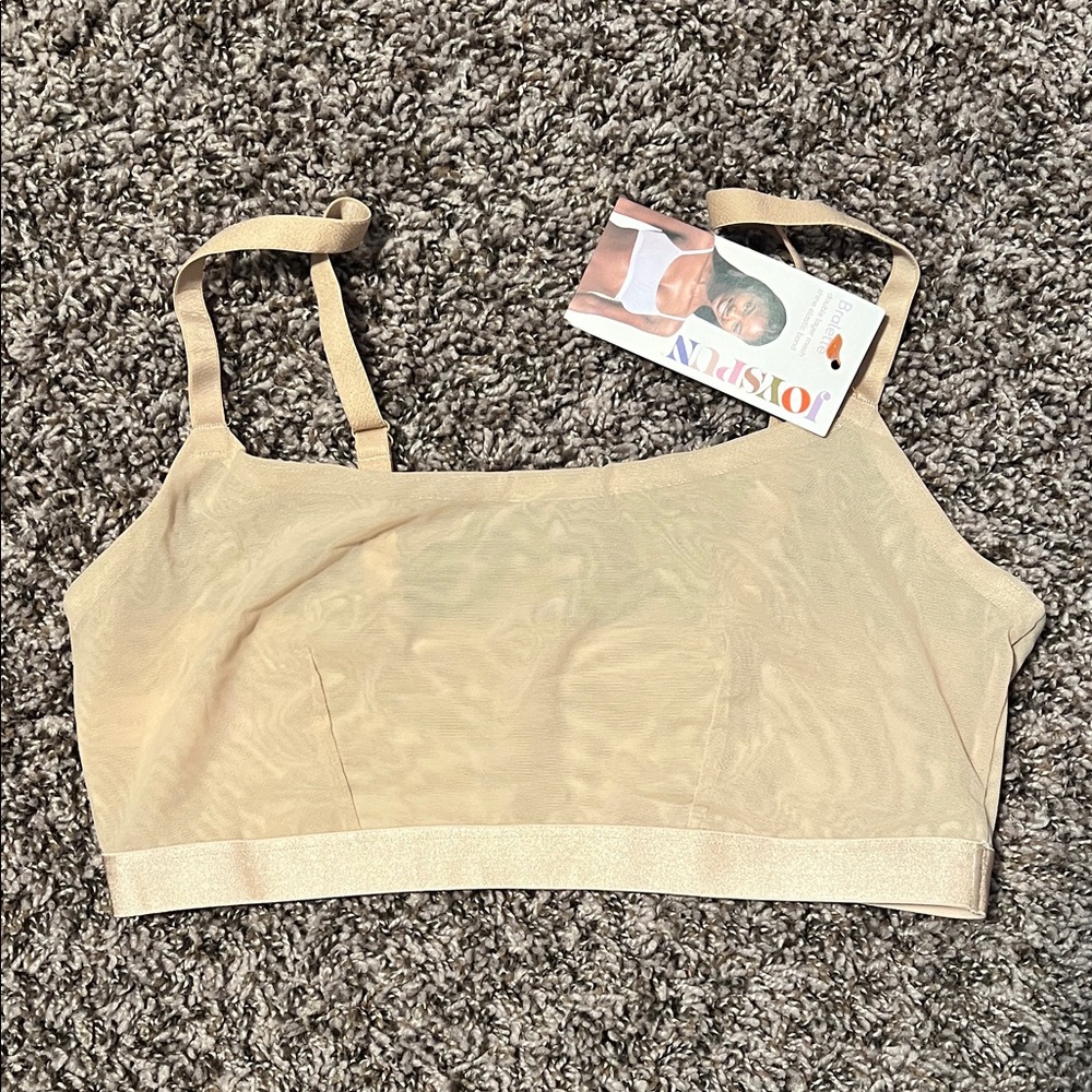 Women's Stretch Nude Bralette - Light Beige